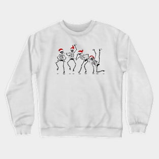 Dancing Christmas Skeletons Crewneck Sweatshirt